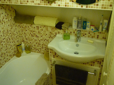 Main cabin bathroom Main cabin 
bathroom